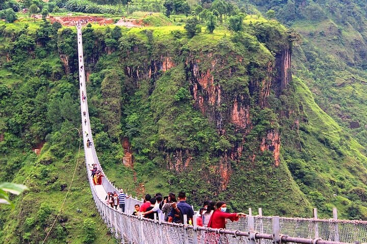Cross Nepal’s Longest Suspension Bridge: Baglung Kalika & Panchakot Day Tour from Pokhara photo 3