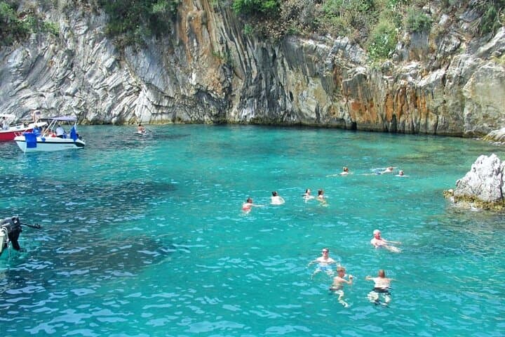 Corfu Coastal Cruise with BBQ — Swim, Sail & Shoreline Sights