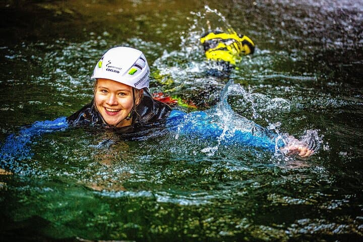 Schwarzwasserbach Canyoning: Sporty Beginner Gorge Adventure in Kleinwalsertal