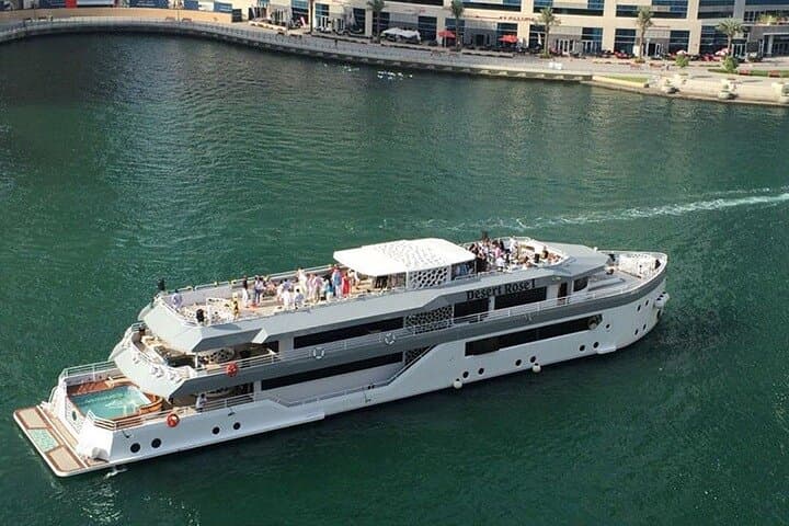 Dubai Mega Yacht Dinner Cruise: 7-Star Buffet & Sunset Marina Tour photo 4