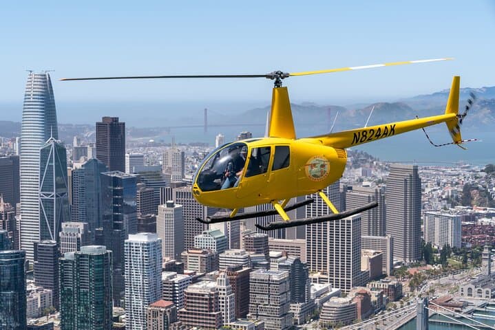 Alcatraz & Angel Island Helicopter Adventure: Marin Bay Orbital Flight
