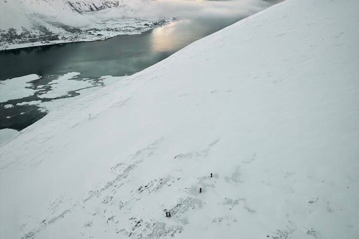 Lofoten Uphill Snowshoeing: Guided Winter Trek to 560 m near Svolvær photo 3