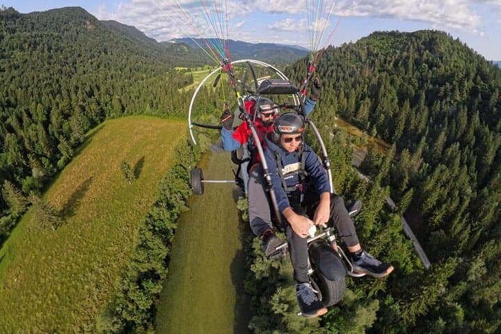 Powered Paragliding Over Lake Bled: Scenic Paramotoring Flight in Slovenia photo 2