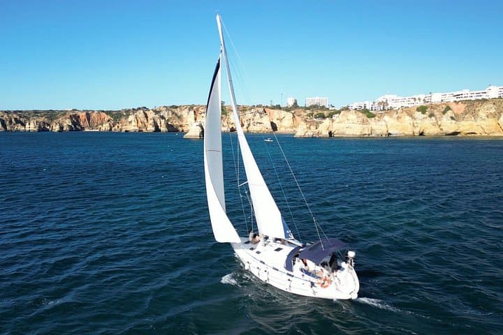 Sunrise Luxury Yacht Cruise Along the Algarve Coast from Lagos photo 1
