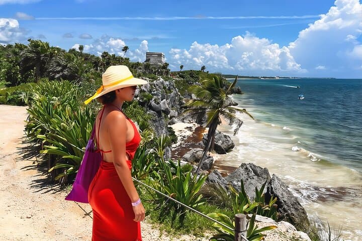 Full-Day Guided Tour to Tulum & Cobá: Cenote Swim, Mayan Ruins & Playa del Carmen photo 2