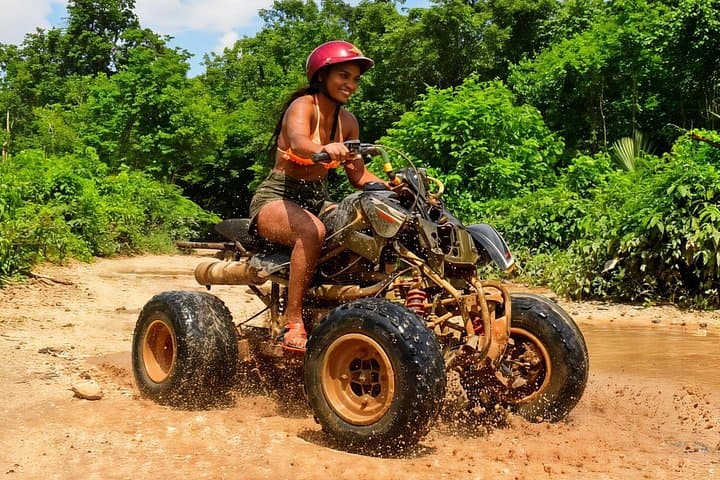Tulum Jungle ATV & Zipline Eco-Park: Cenote Swim, Rappelling & Mayan Ceremony photo 2