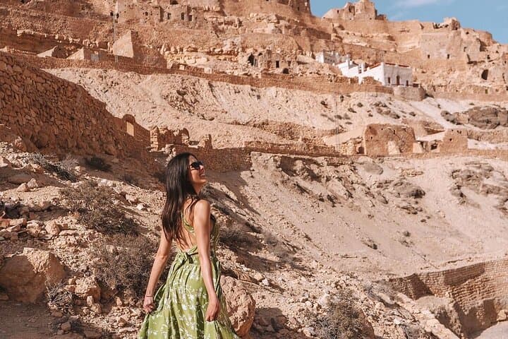 Private Sunset & Dinner Tour to Ksar Hallouf and Ksar Ghilane Oasis