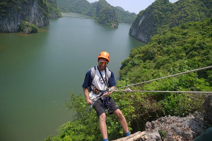 Cat Ba Abseiling Tour to Hang Vem Lagoon — Lan Ha Bay Adventure photo 2