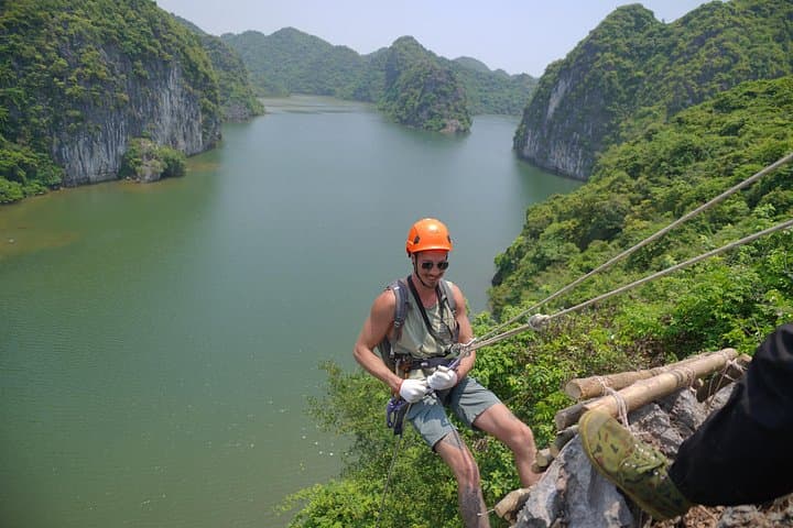 Cat Ba Abseiling Tour to Hang Vem Lagoon — Lan Ha Bay Adventure photo 6