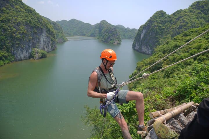 Cat Ba Abseiling Tour to Hang Vem Lagoon — Lan Ha Bay Adventure