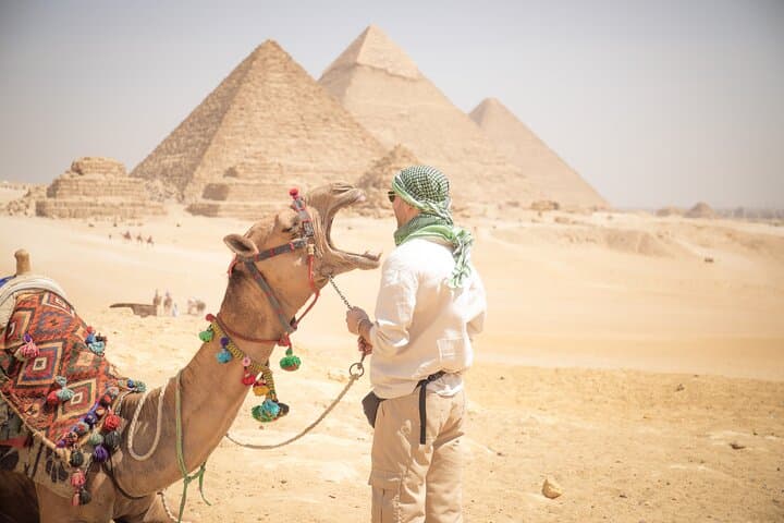 Private Half-Day Tour to Giza Pyramids & Sphinx with Camel Ride — Cairo