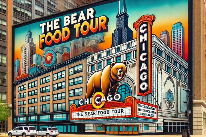 Bear Private Pedicab Food Tour Chicago — Deep Dish, Margie's Banana Split & Filming Sites photo 2