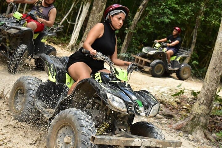 Tulum Jungle Adrenaline: ATV, Zipline & Cenote Rappel Tour photo 4