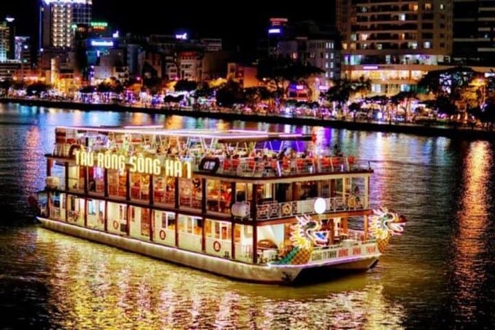Da Nang Han River Night Cruise: Dragon Bridge Lights & Cham Pa Dance photo 3
