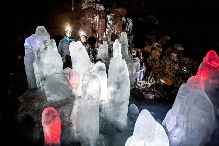 Lofthellir Ice Cave Exploration — Permafrost Lava Tube Near Mývatn