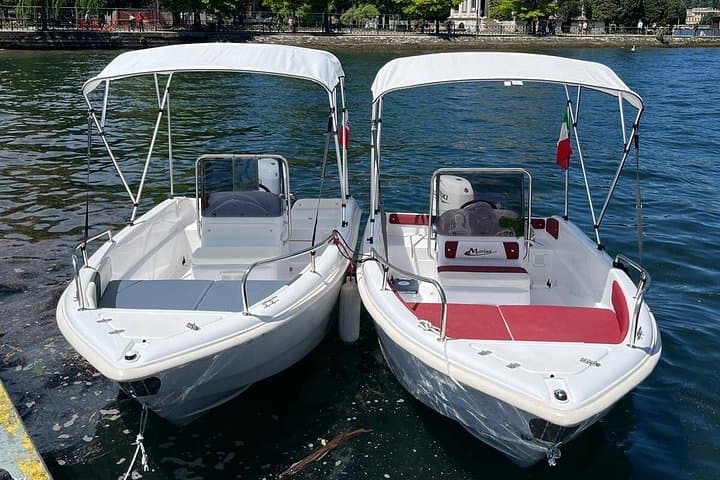 Drive a License-Free 40hp Boat on Lake Como — Self-Guided 1–3 Hour Rentals photo 3