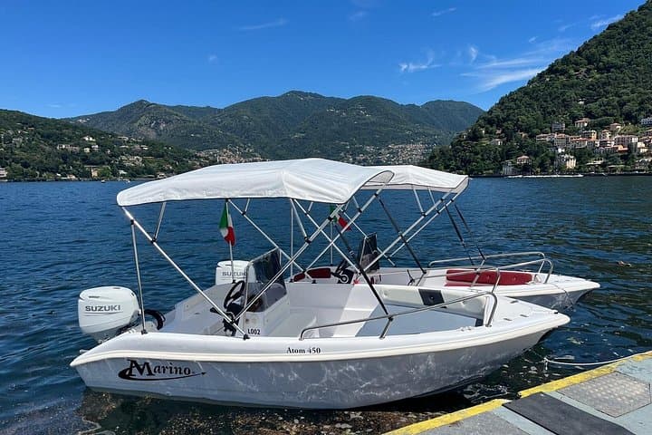 Drive a License-Free 40hp Boat on Lake Como — Self-Guided 1–3 Hour Rentals photo 2