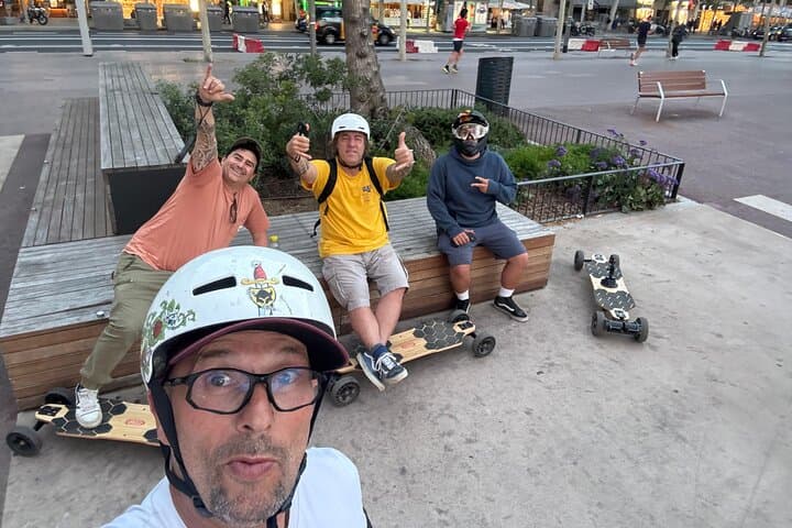 Glide Barcelona's Waterfront: E-Skate Tour from Forum to W Hotel photo 6