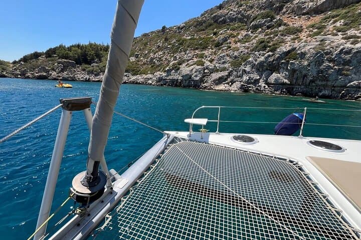 Half-Day Rhodes Catamaran Cruise to Anthony Quinn Bay & Kallithea Springs photo 6