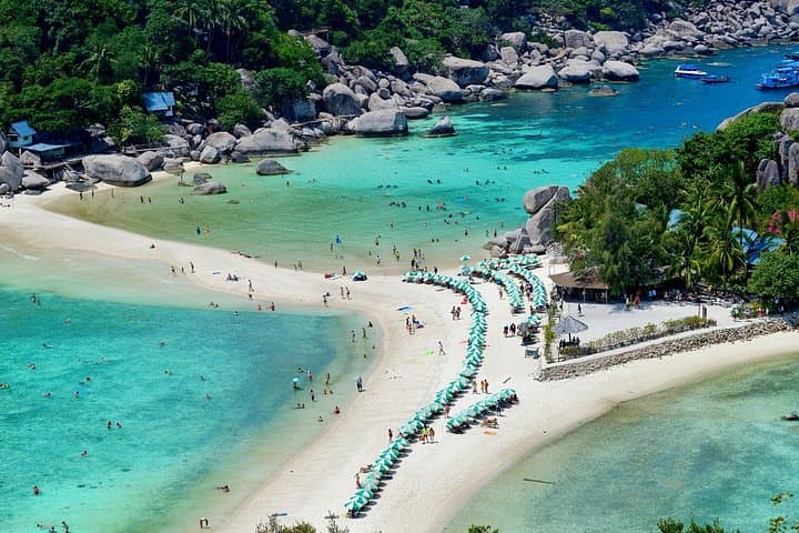 Samui to Koh Tao & Nangyuan Snorkeling Day Trip by Catamaran photo 1
