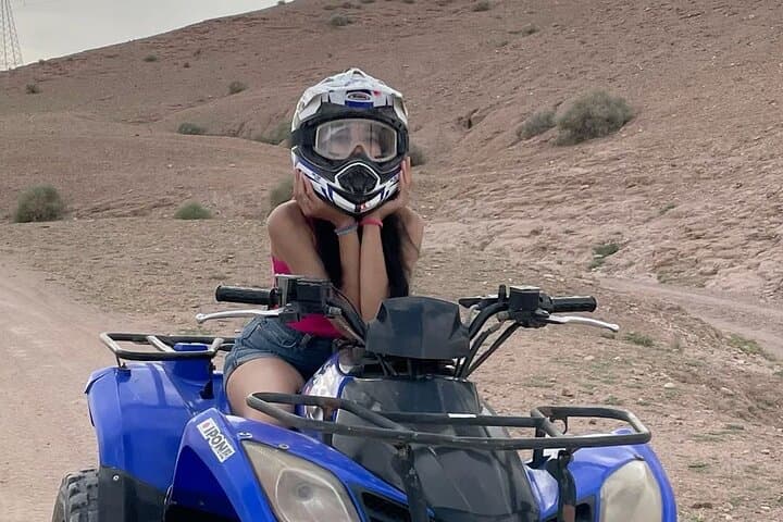 Agafay Desert Quad Biking Tour from Marrakech — Sunset Ride with Dinner & Live Show photo 3