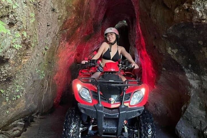 Bali ATV Kuber: Historic Tunnel Ride and Waterfall Rafting Combo in Ubud photo 3