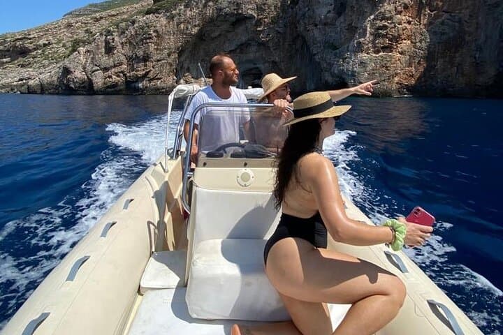 Snorkel Haxhi Ali Cave & Karaburun: Panoramic Boat Tour from Vlora