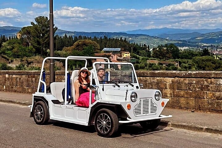 Vintage Car Florence City Tour: Piazzale Michelangelo & Certosa Experience