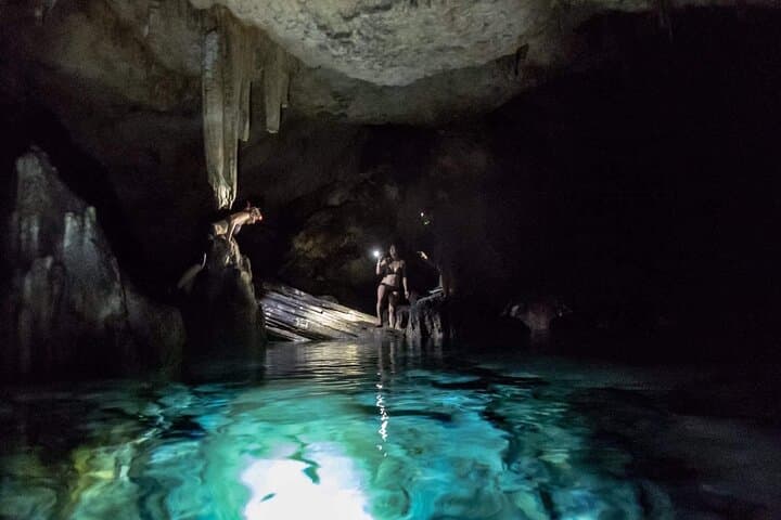 Deep Dive Into Anahulu Cave Pool: Guided Unlit Cave Exploration on Tongatapu photo 4