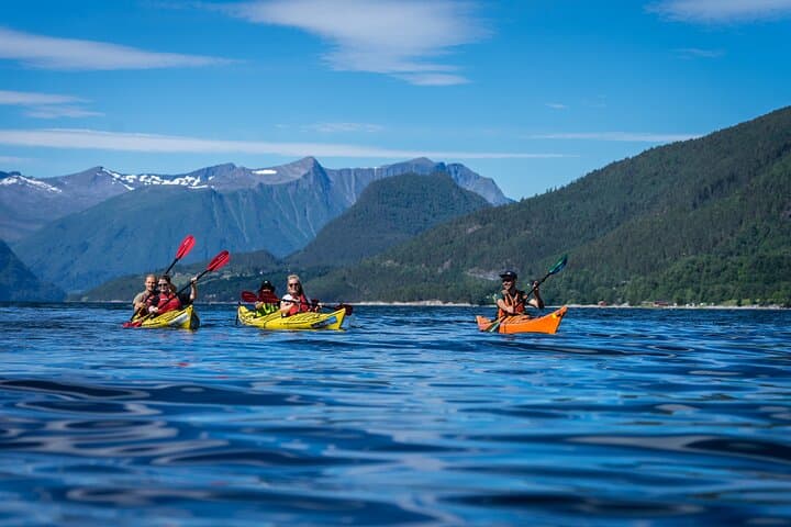 Paddle the Romsdalsfjord: 3-Hour Kayak Tour from Åndalsnes photo 3