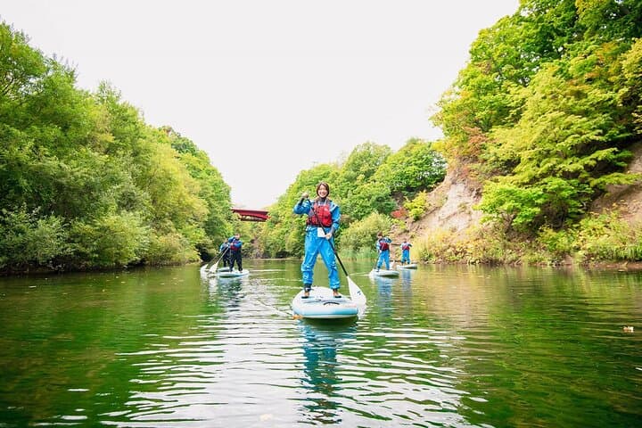 SUP on the Toyohira River: Private Paddle from Jozankei Onsen photo 2