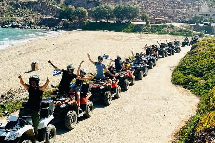 Quad Safari Tour Crete: ATV Adventure from Agia Pelagia to Fodele