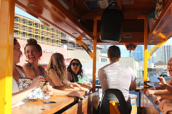 Kaka'ako Party Bike Bar Tour — Honolulu Craft Beer Crawl on a 15-Passenger Bike