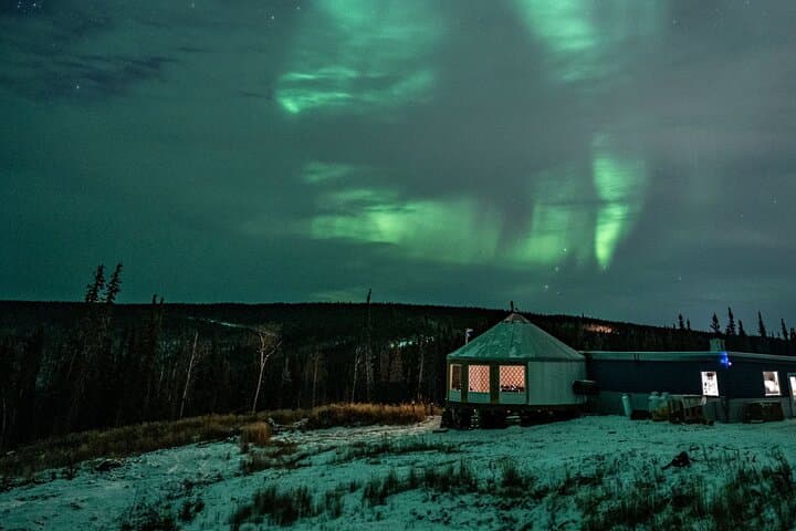 Aurora Viewing and Dinner at Borealis Basecamp Near Fairbanks