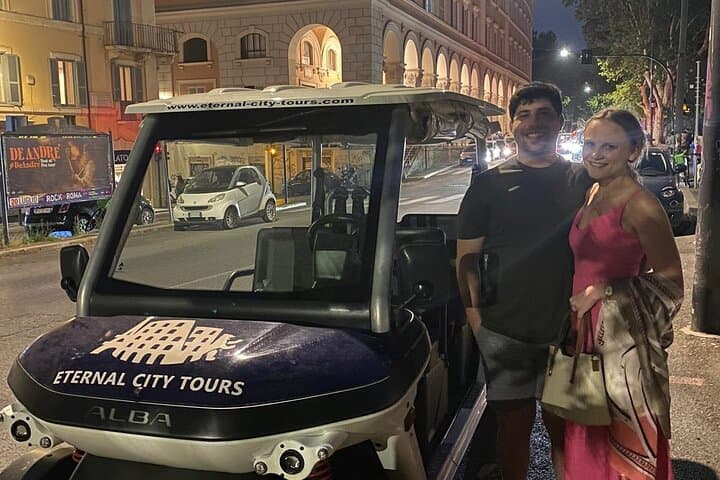 Twilight Magic: Rome Private Golf Cart Tour with Aperitivo & Sunset Views photo 3