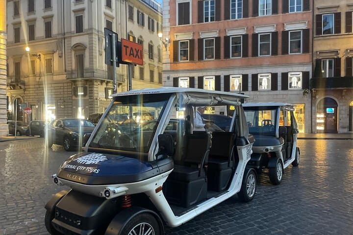 Twilight Magic: Rome Private Golf Cart Tour with Aperitivo & Sunset Views photo 4