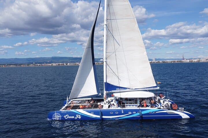 Sail the Costa Daurada: 3-Hour Catamaran Cruise with Open Bar and Swim Stop photo 1