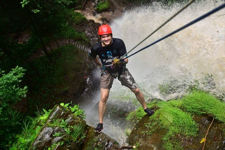 Canyoning and Waterfall Rappelling Adventure Near Arenal Volcano photo 4