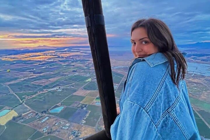 Private Sonoma Hot Air Balloon Flight with Sparkling Wine Toast photo 2