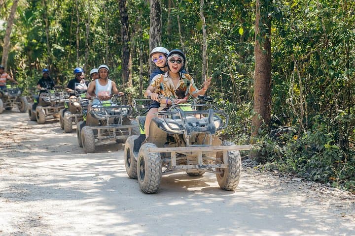 ATV, Zipline & Cenote Adventure from Cancun — Quads, Canopy Flights & Open-Cenote Swim photo 4