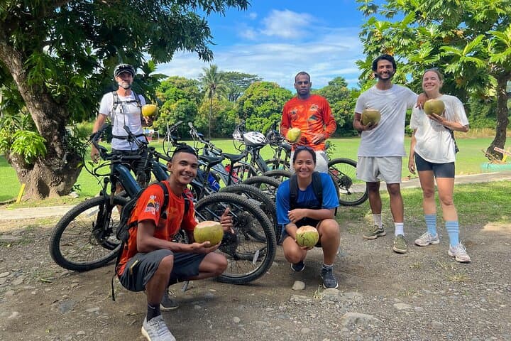 Guided E‑bike Tour Through Fiji’s Interior: Sugarcane Tracks, Streams & Village Life