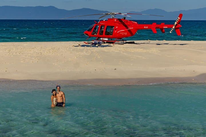 Private Helicopter to Vlasoff Cay: Great Barrier Reef Snorkel & Gourmet Picnic photo 1