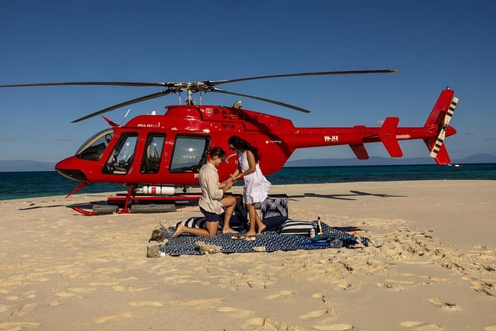 Private Helicopter to Vlasoff Cay: Great Barrier Reef Snorkel & Gourmet Picnic photo 4