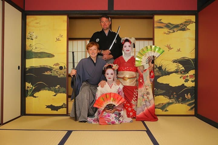 Kyoto Kiyomizudera Maiko & Samurai Family Kimono Experience Near Higashiyama photo 1
