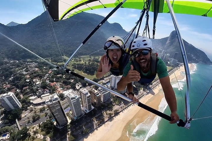 Tandem Paragliding & Hang Gliding Over São Conrado — Pedra Bonita Flights in Rio photo 1