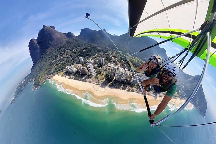 Tandem Paragliding & Hang Gliding Over São Conrado — Pedra Bonita Flights in Rio photo 2