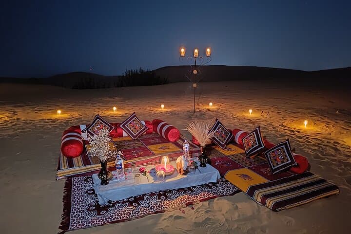 Romantic Candlelight Dinner in Jaisalmer’s Thar Desert