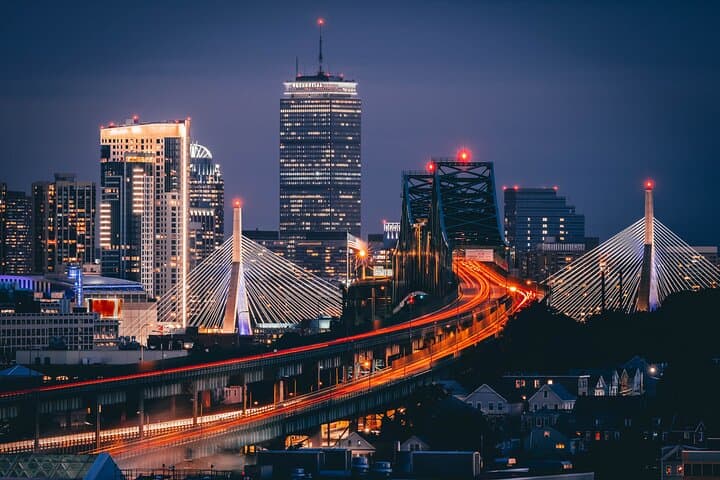 Boston Sunset Cruise and Night Drive: Scenic Harbor Tour with Guided City Highlights photo 2