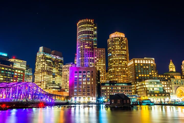 Boston Sunset Cruise and Night Drive: Scenic Harbor Tour with Guided City Highlights photo 3