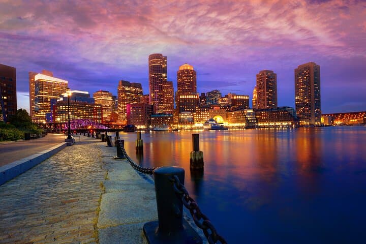 Boston Sunset Cruise and Night Drive: Scenic Harbor Tour with Guided City Highlights photo 4